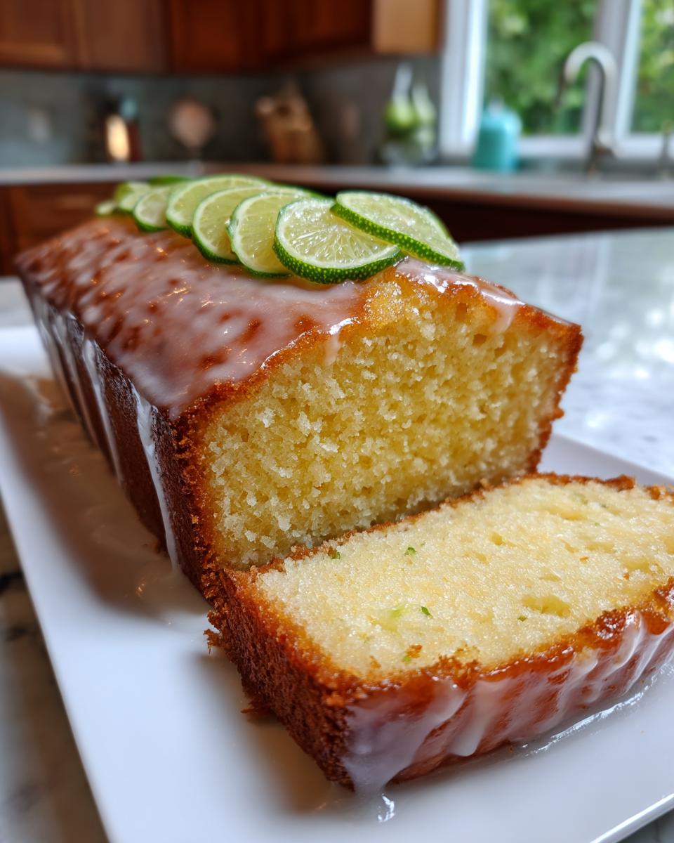 Key Lime Pound Cake with Citrus Glaze - detail 4