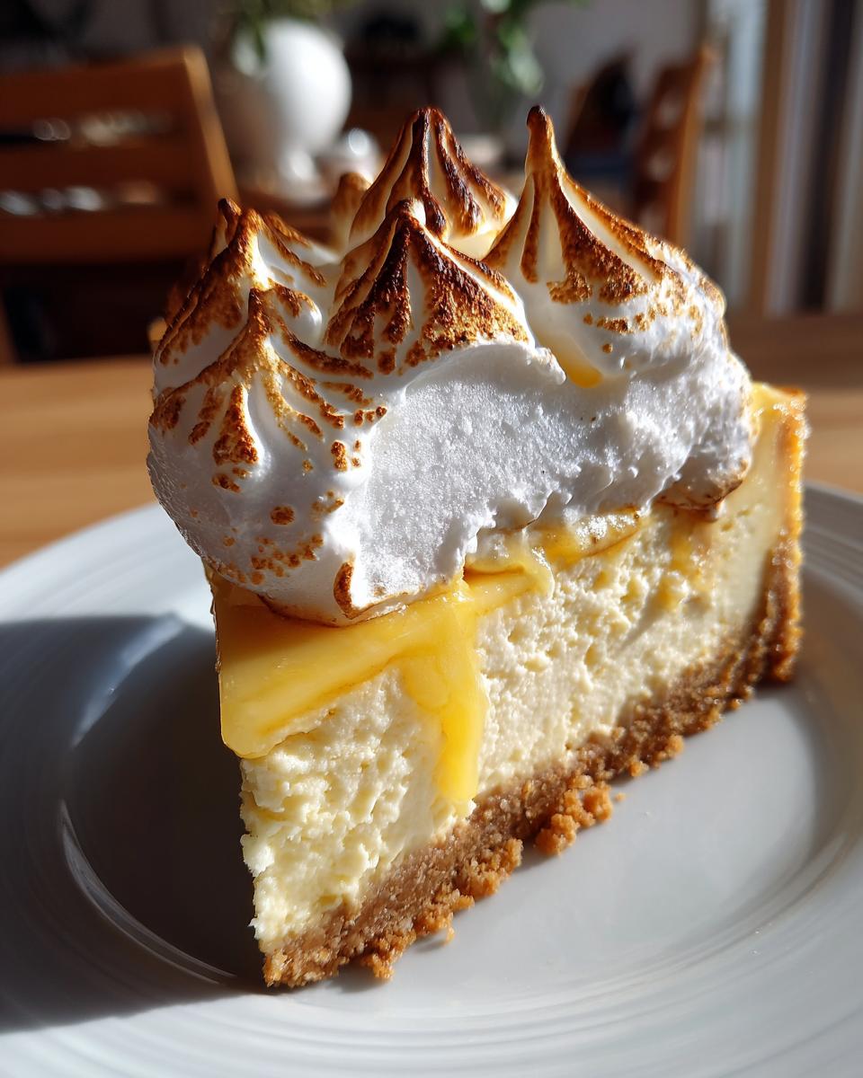 Lemon Meringue Cheesecake - detail 1
