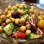 Mediterranean Chickpea Salad with Lemon Vinaigrette
