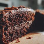 Moist Chocolate Cake with Ganache Frosting