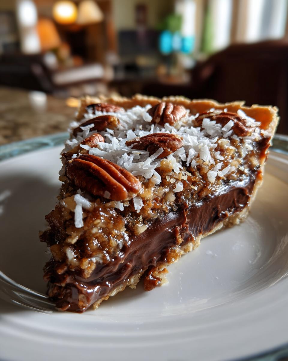 No-Bake German Chocolate Pie - detail 1
