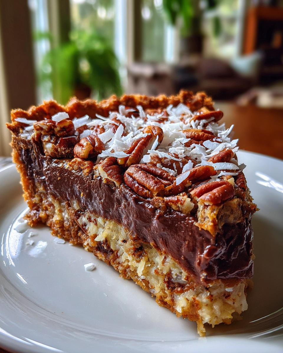 No-Bake German Chocolate Pie - detail 2