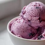 No-Churn Blueberry Ice Cream