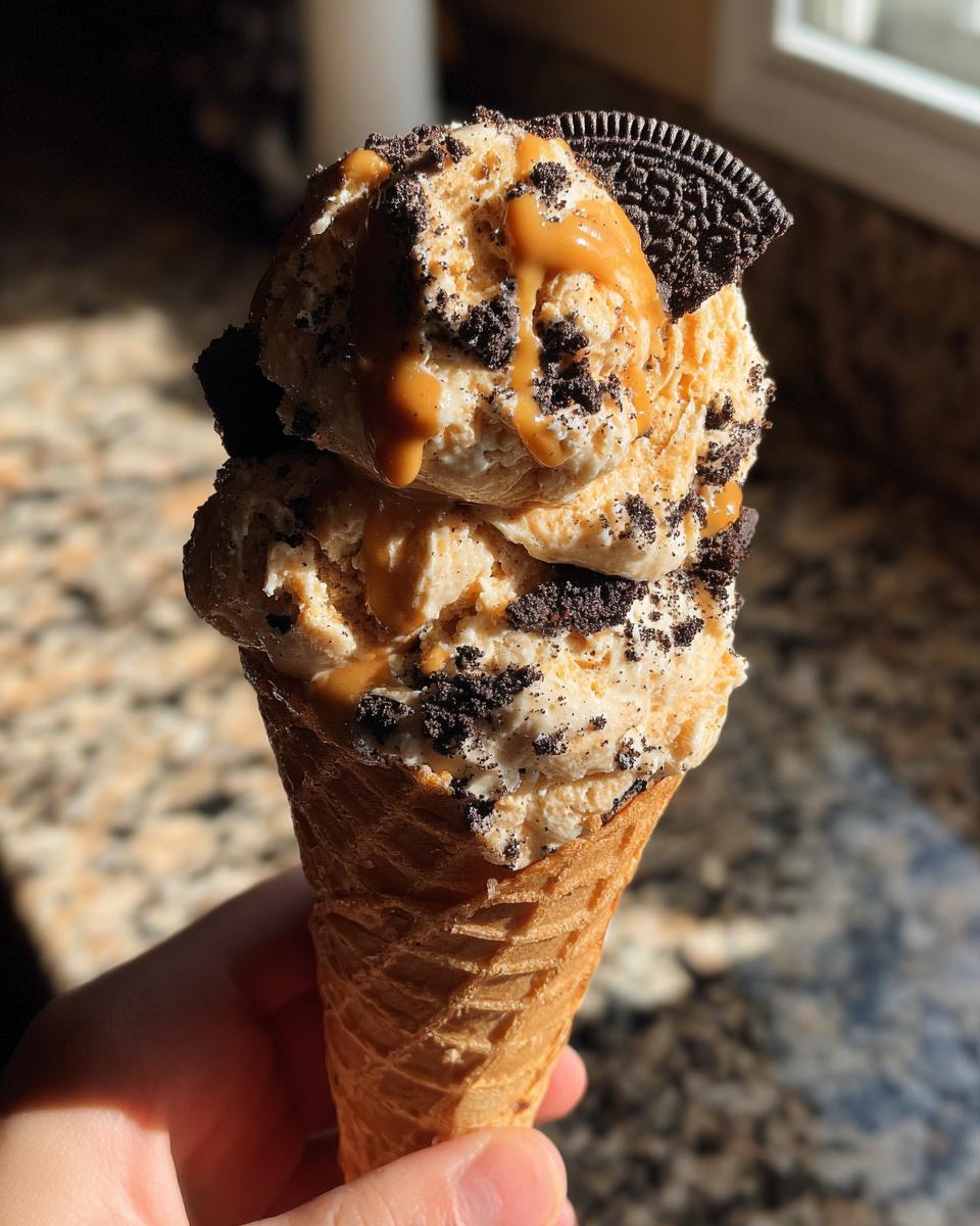 Oreo and Dulce de Leche Cones - detail 4