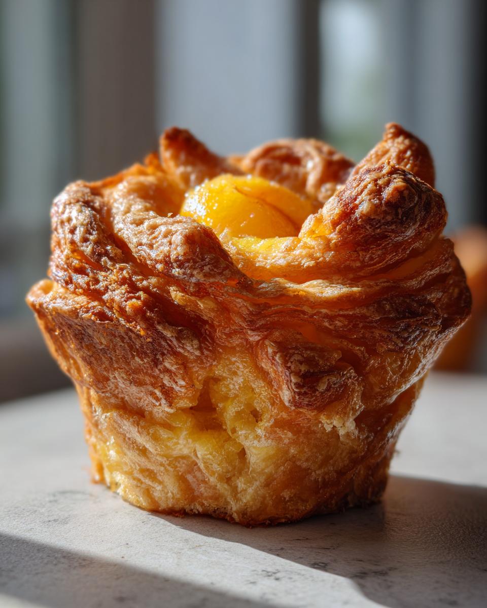 Peach Pie Cruffins - detail 3