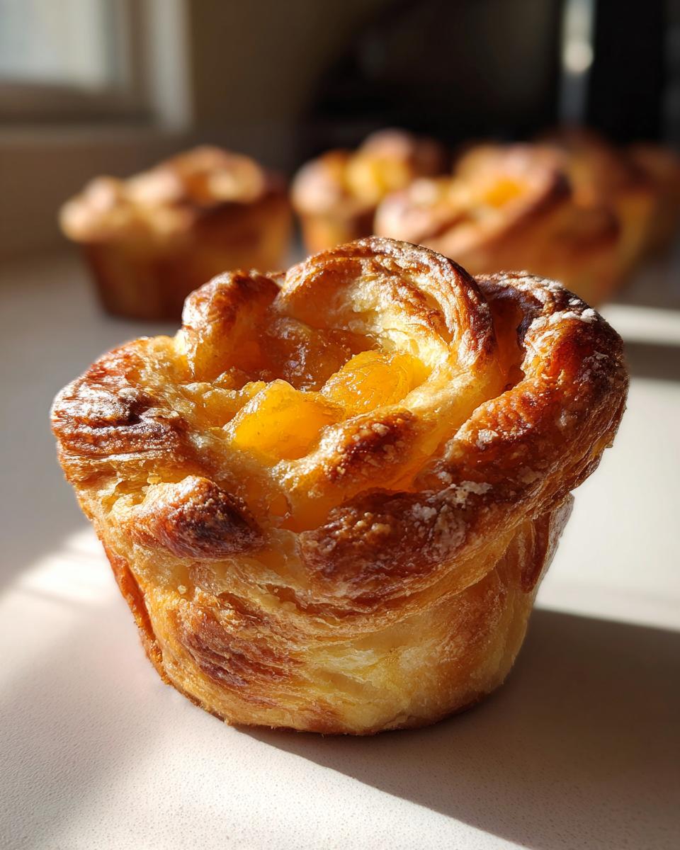 Peach Pie Cruffins - detail 4