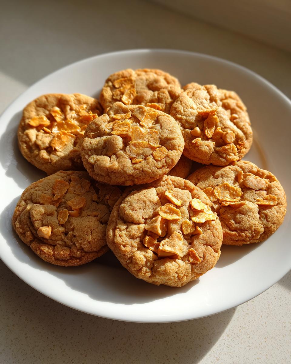 Peanut Butter Cornflake Cookies - detail 4