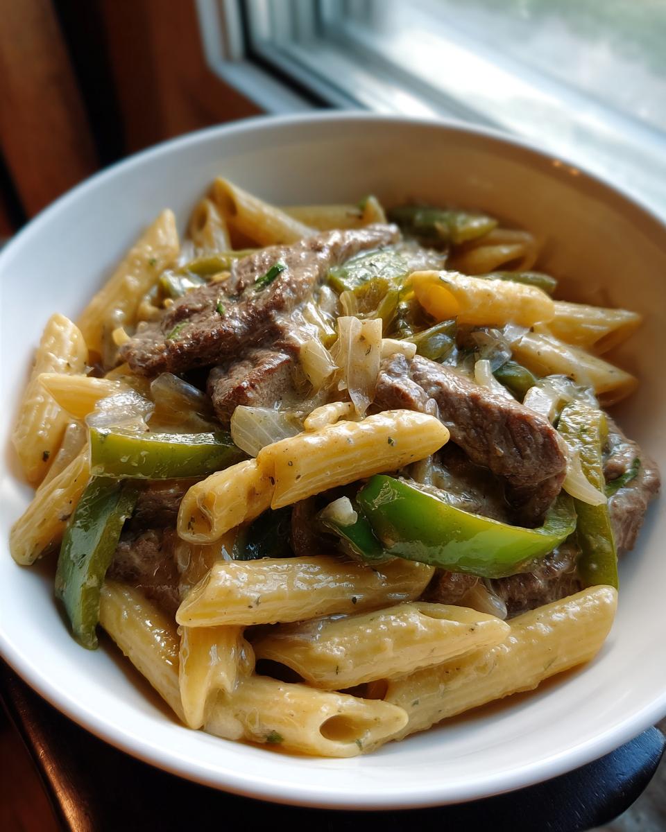 Philly Cheesesteak Pasta - detail 4