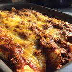 Pizza Enchiladas with Ground Beef