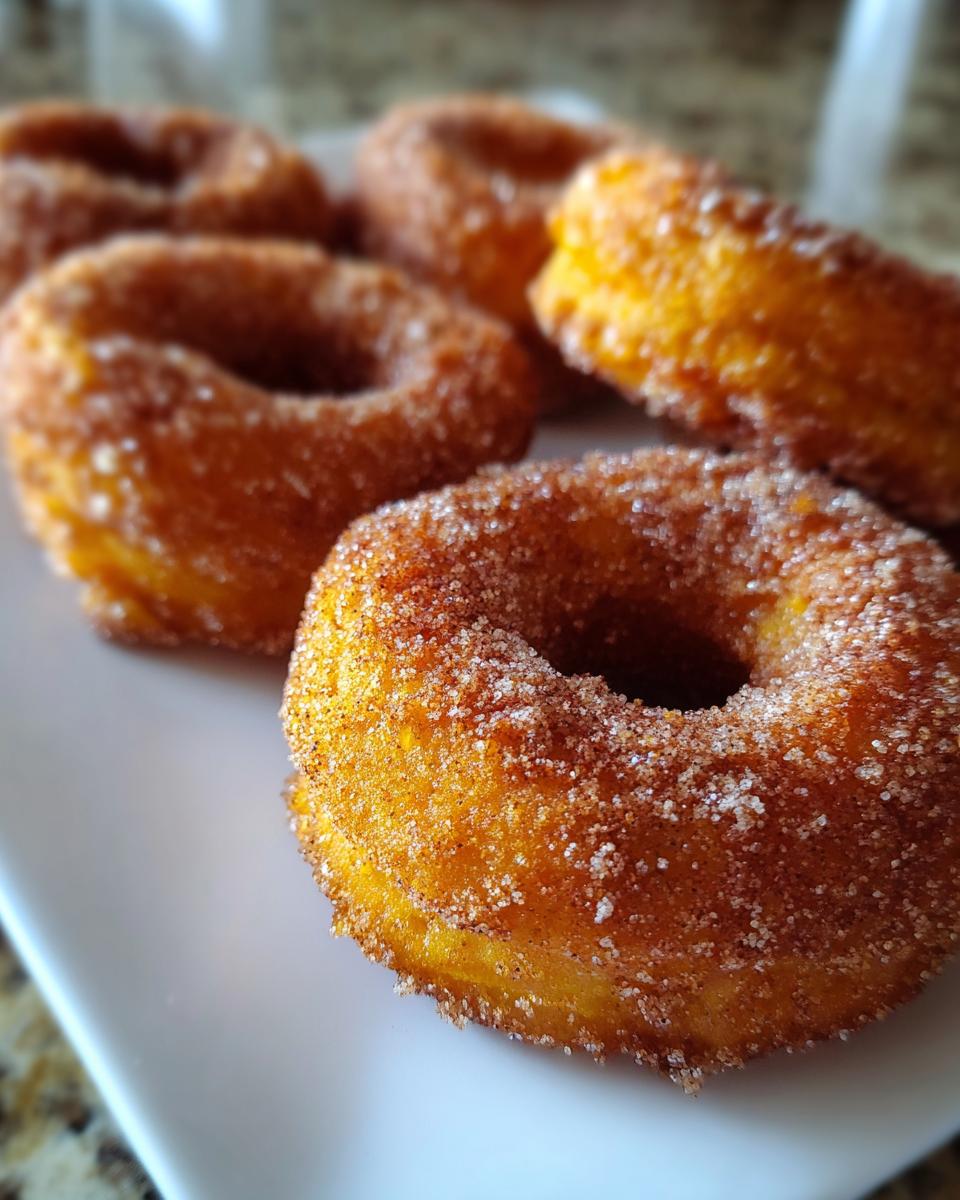 Pumpkin Cinnamon Sugar Donuts - detail 1