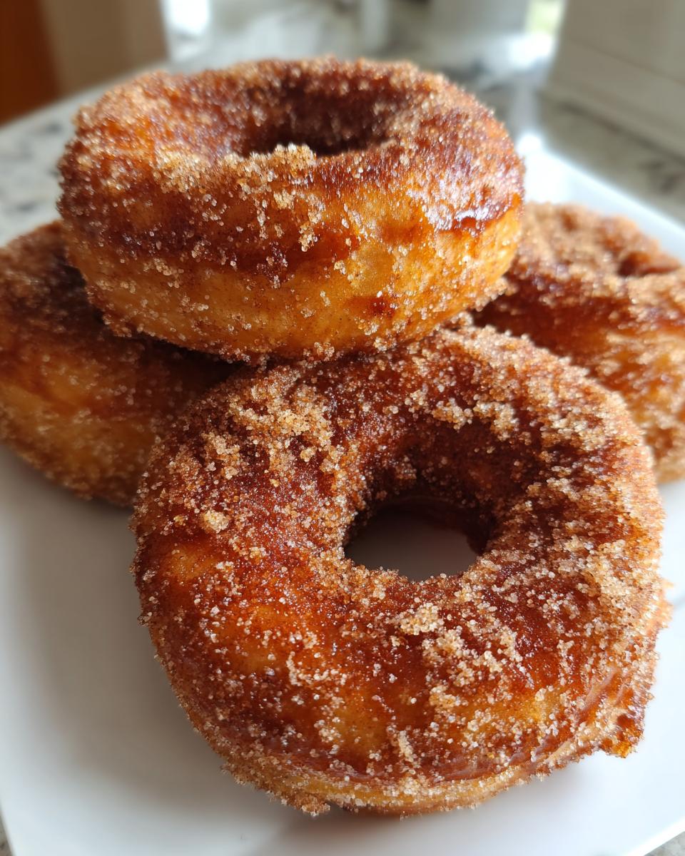 Pumpkin Cinnamon Sugar Donuts - detail 2