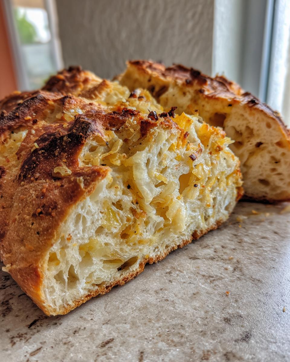 Savory German Onion Bread - detail 1