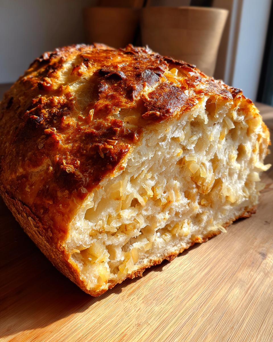 Savory German Onion Bread - detail 2