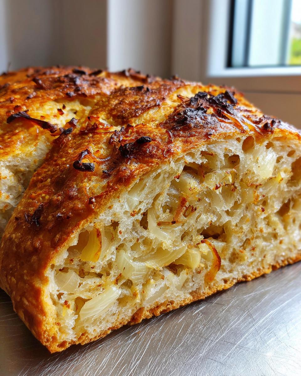 Savory German Onion Bread - detail 3