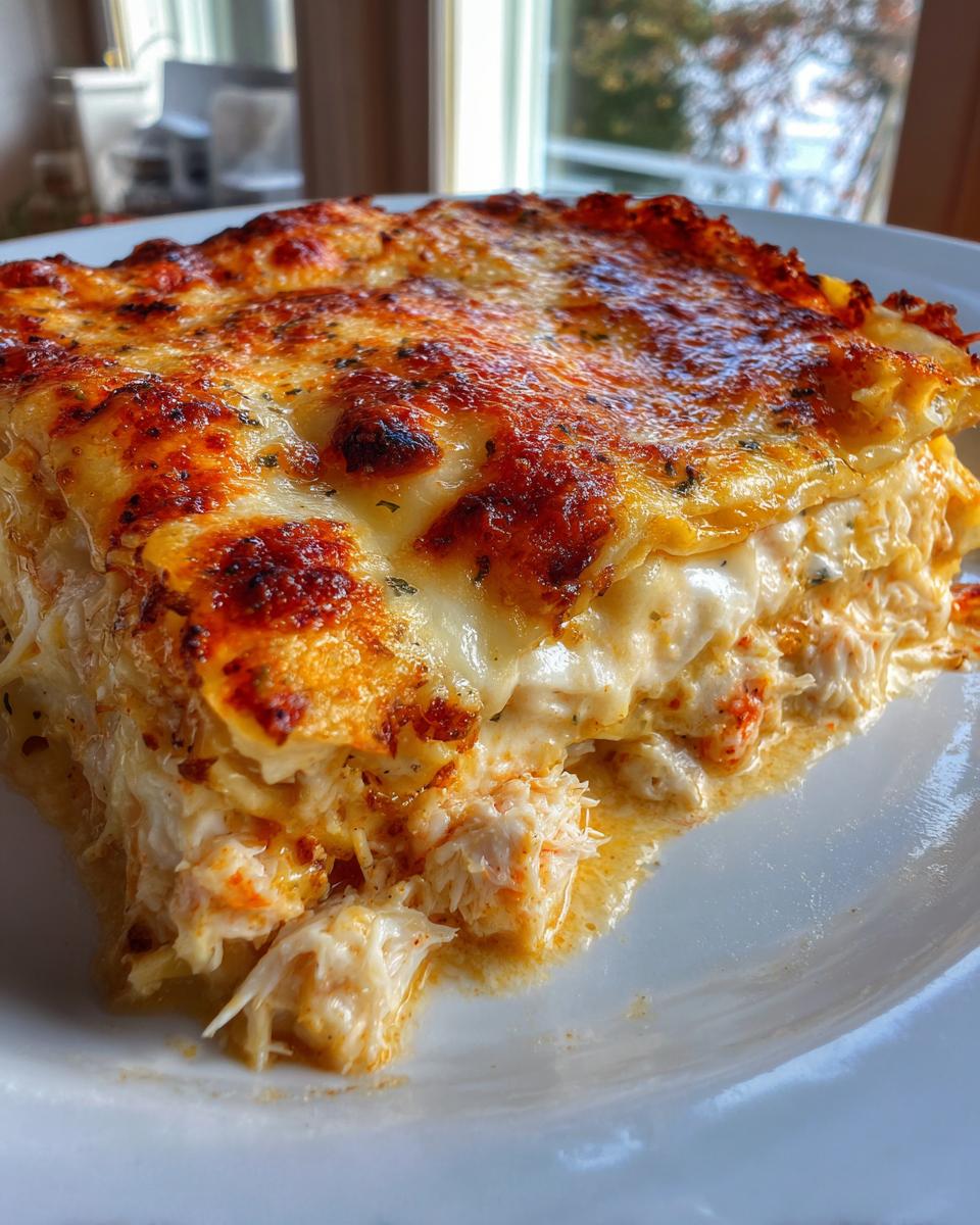 Seafood Lasagna with Shrimp and Crab - detail 2