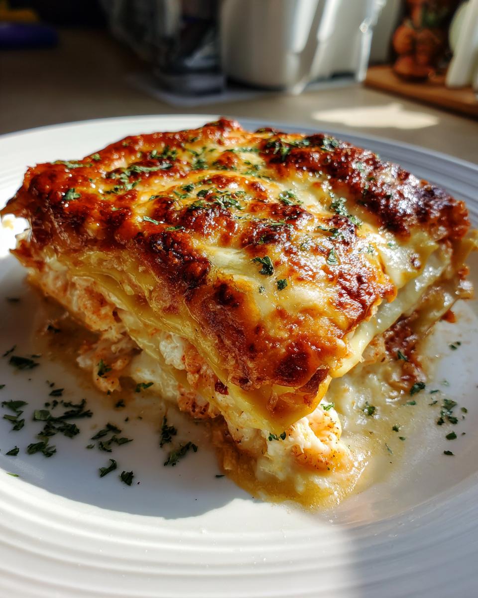 Seafood Lasagna with Shrimp and Crab - detail 3