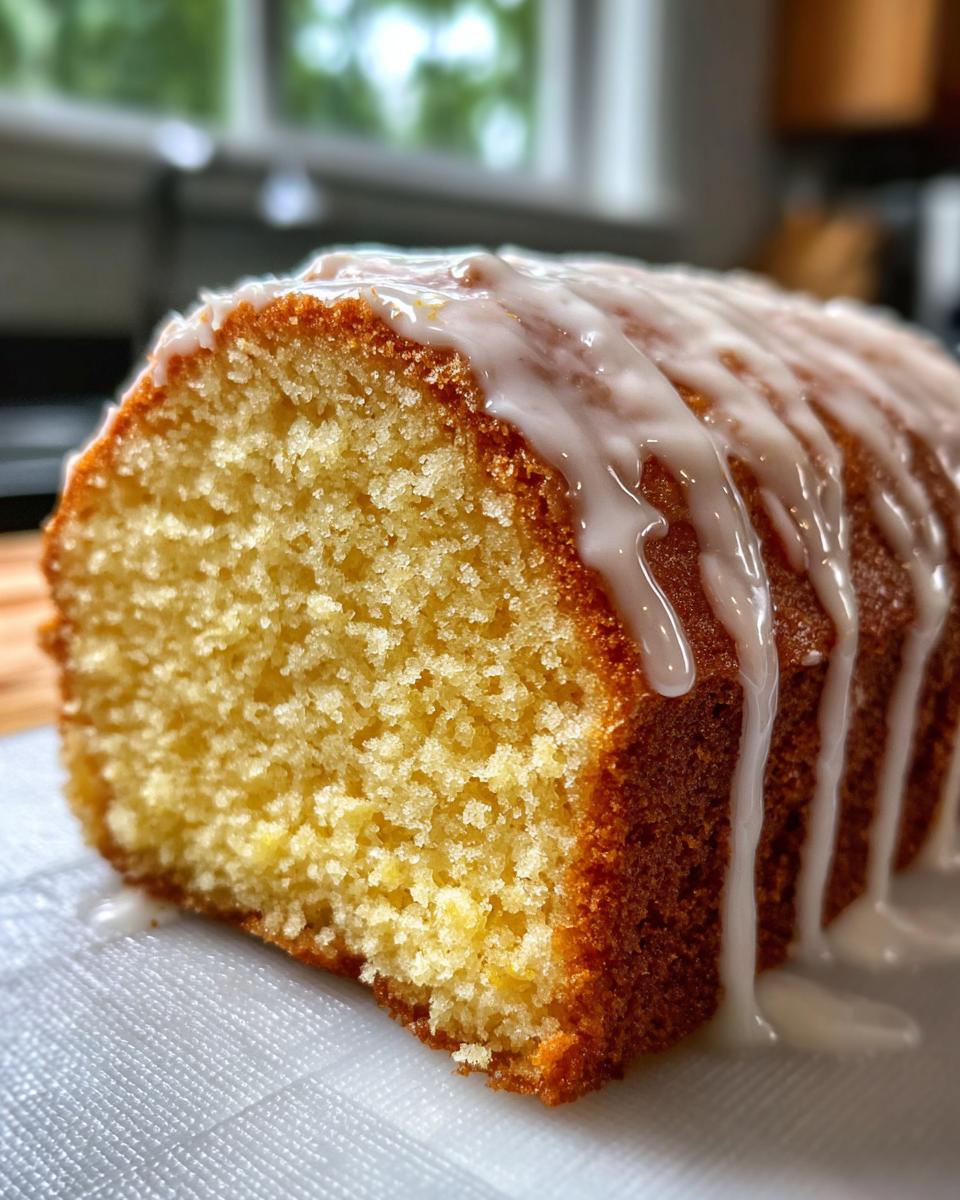 Slap Ya Momma Pound Cake with White Glaze - detail 1