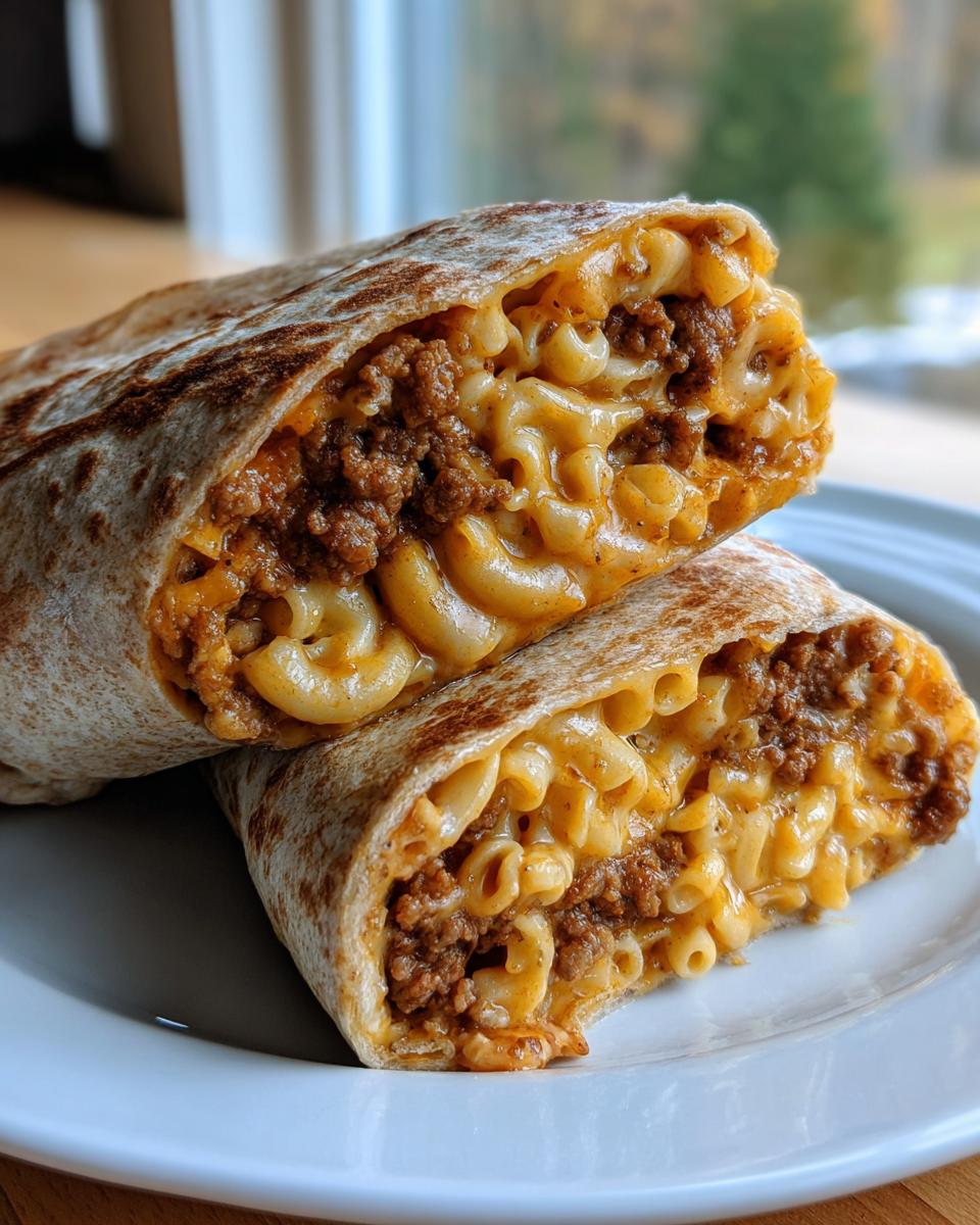 Sloppy Joe Mac & Cheese Wrap - detail 1