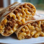 Sloppy Joe Mac & Cheese Wrap