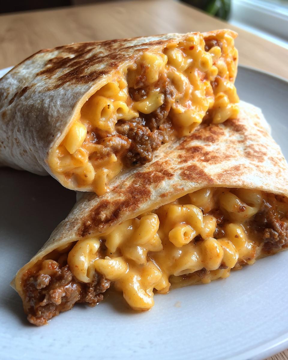 Sloppy Joe Mac & Cheese Wrap - detail 3