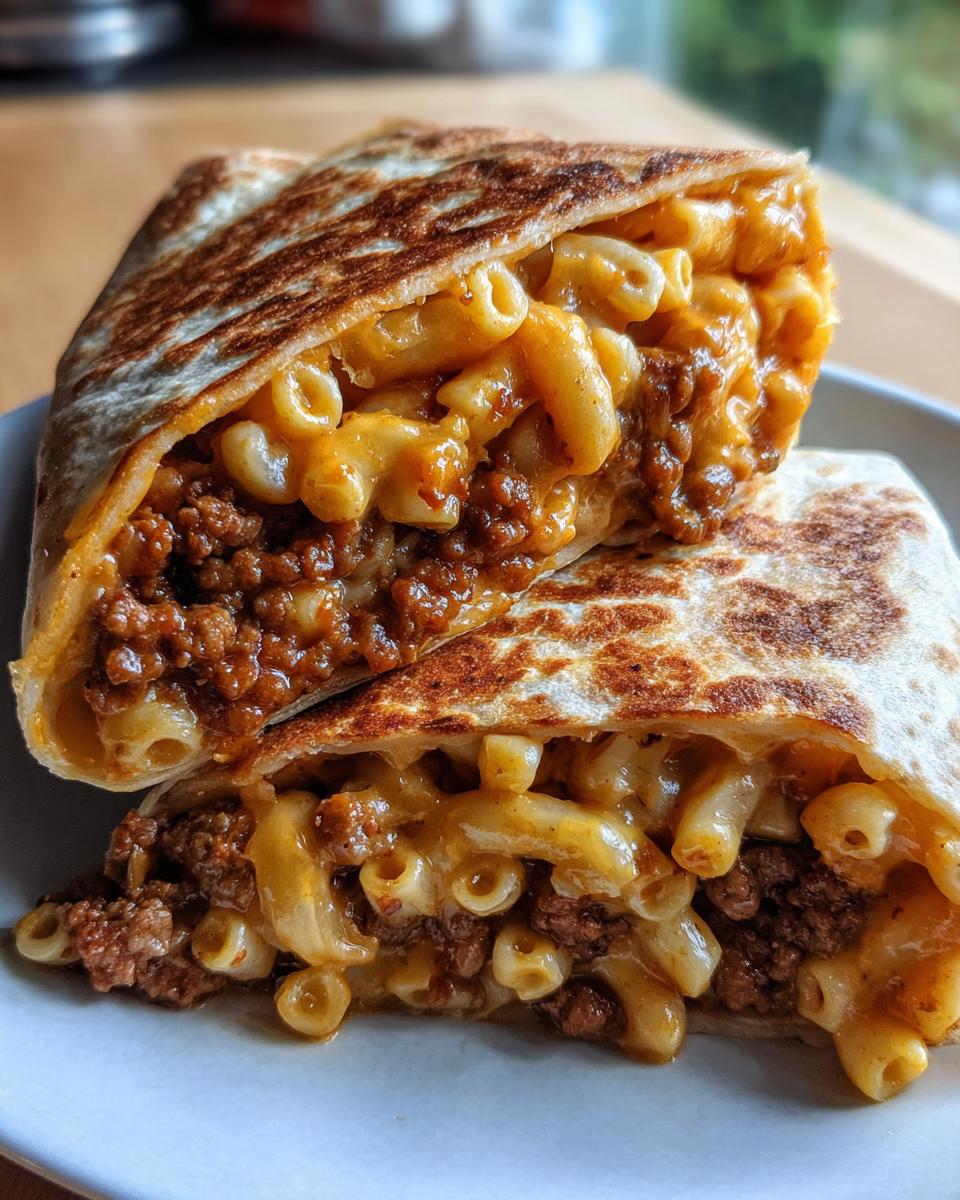 Sloppy Joe Mac & Cheese Wrap - detail 4