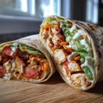 Smoky BBQ Cajun Chicken Wraps with Sweet Ranch Sauce
