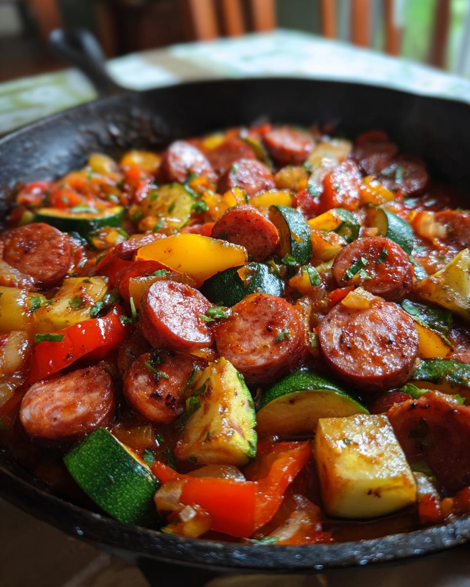 Summer Sausage and Veggies Skillet - detail 1