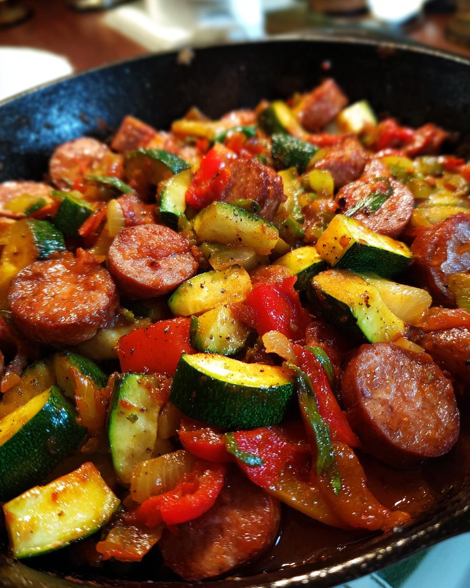 Summer Sausage and Veggies Skillet - detail 3