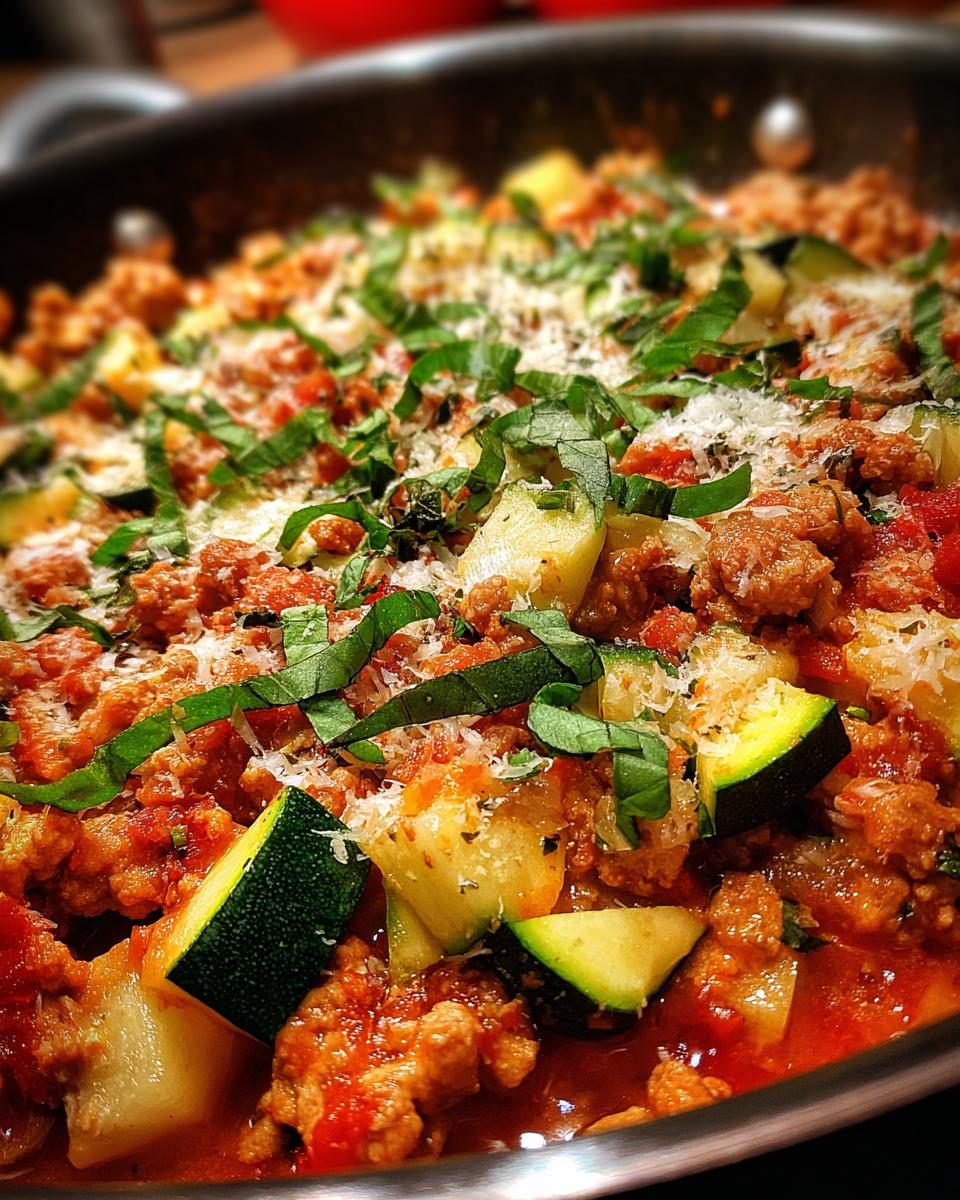 Turkey Zucchini Skillet - detail 2