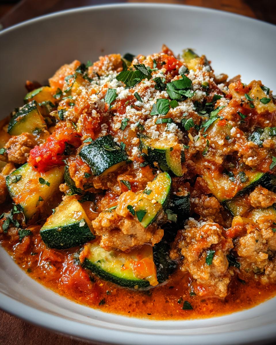 Turkey Zucchini Skillet - detail 3