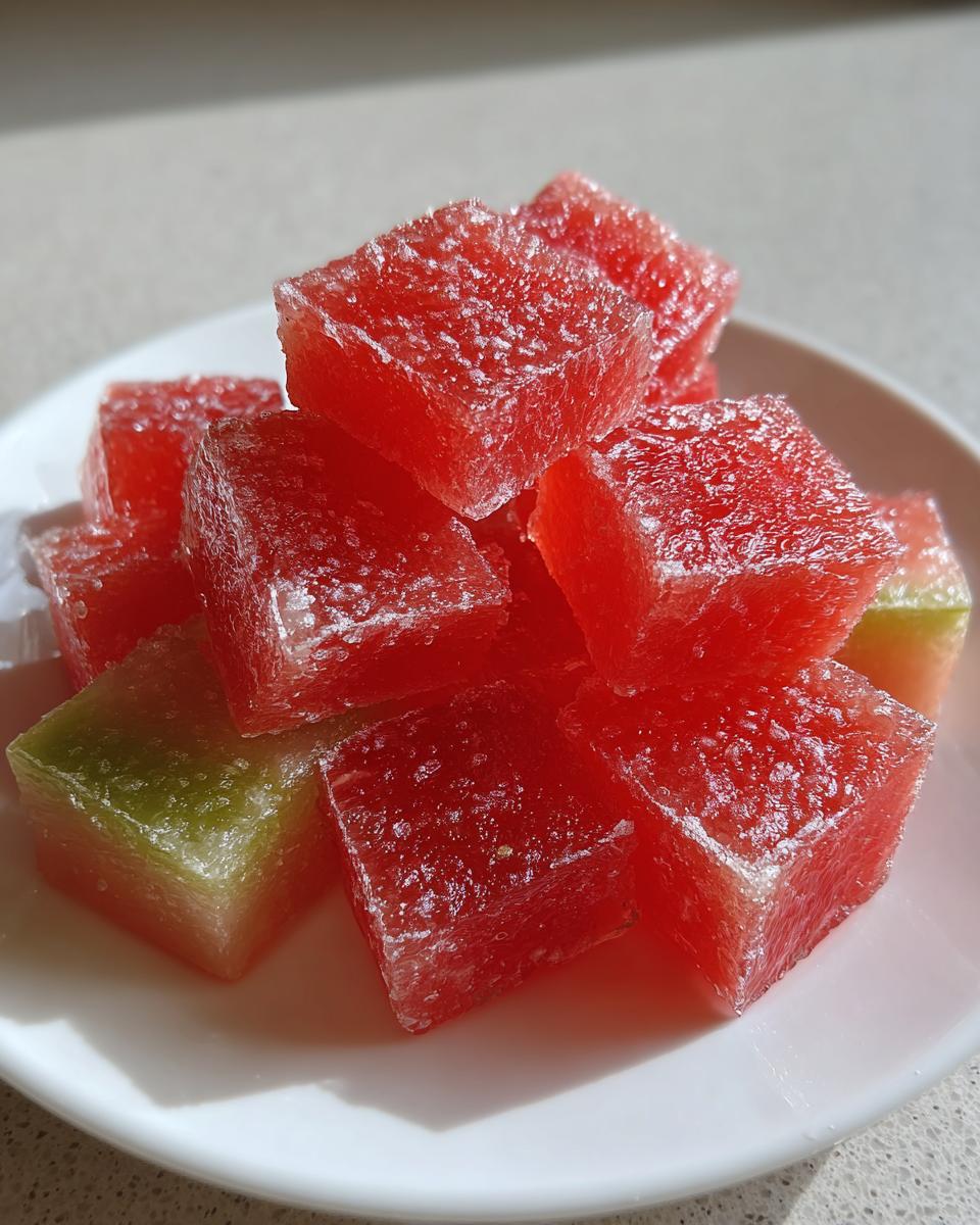 Watermelon Rind Candy - detail 1