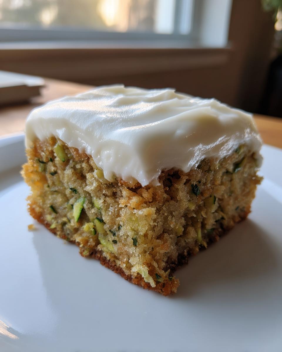 Zucchini Bars with Cream Cheese Frosting - detail 1