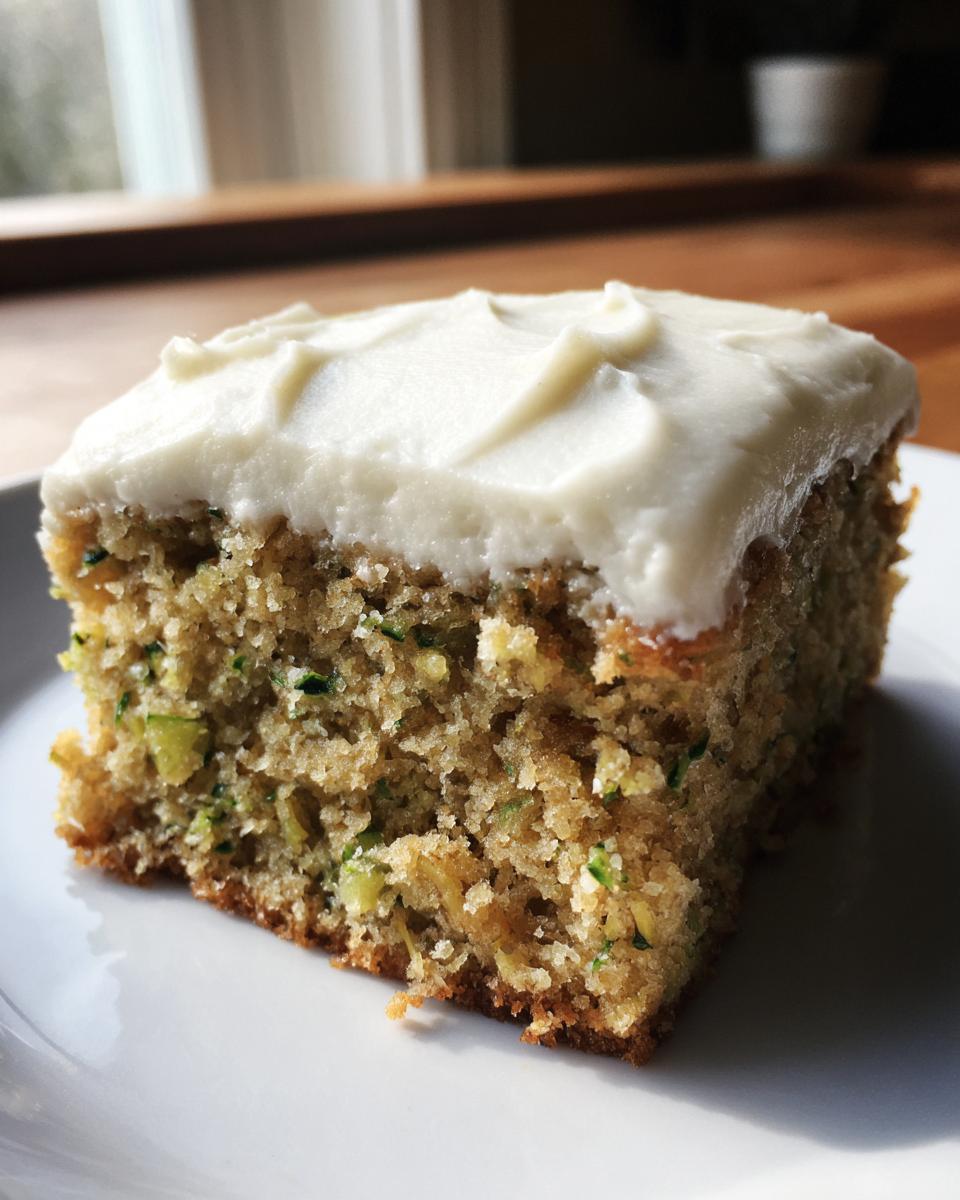Zucchini Bars with Cream Cheese Frosting - detail 3
