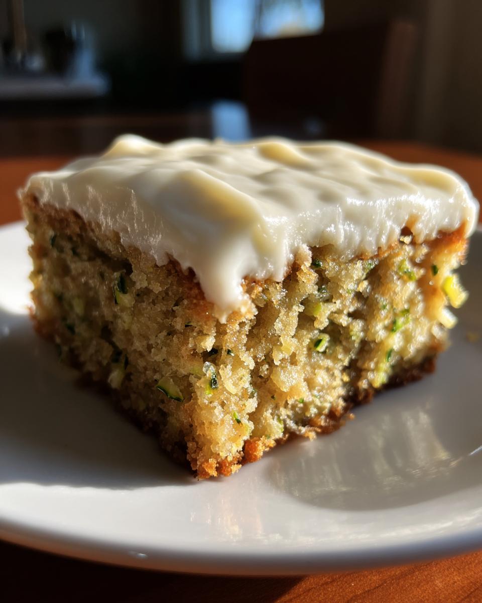 Zucchini Bars with Cream Cheese Frosting - detail 4