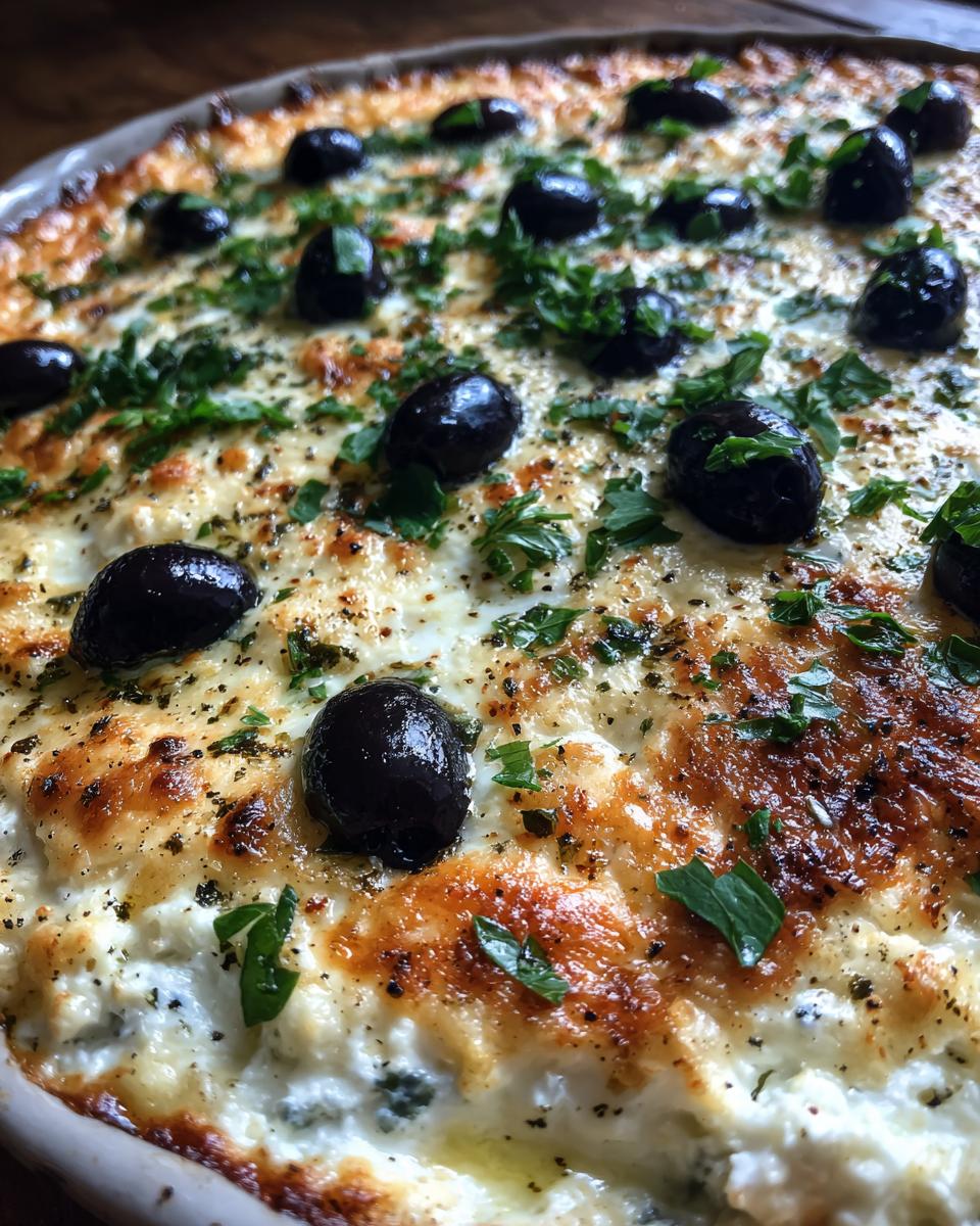 Alcoholic Blue Cheese Dip with Olive Topping - detail 4