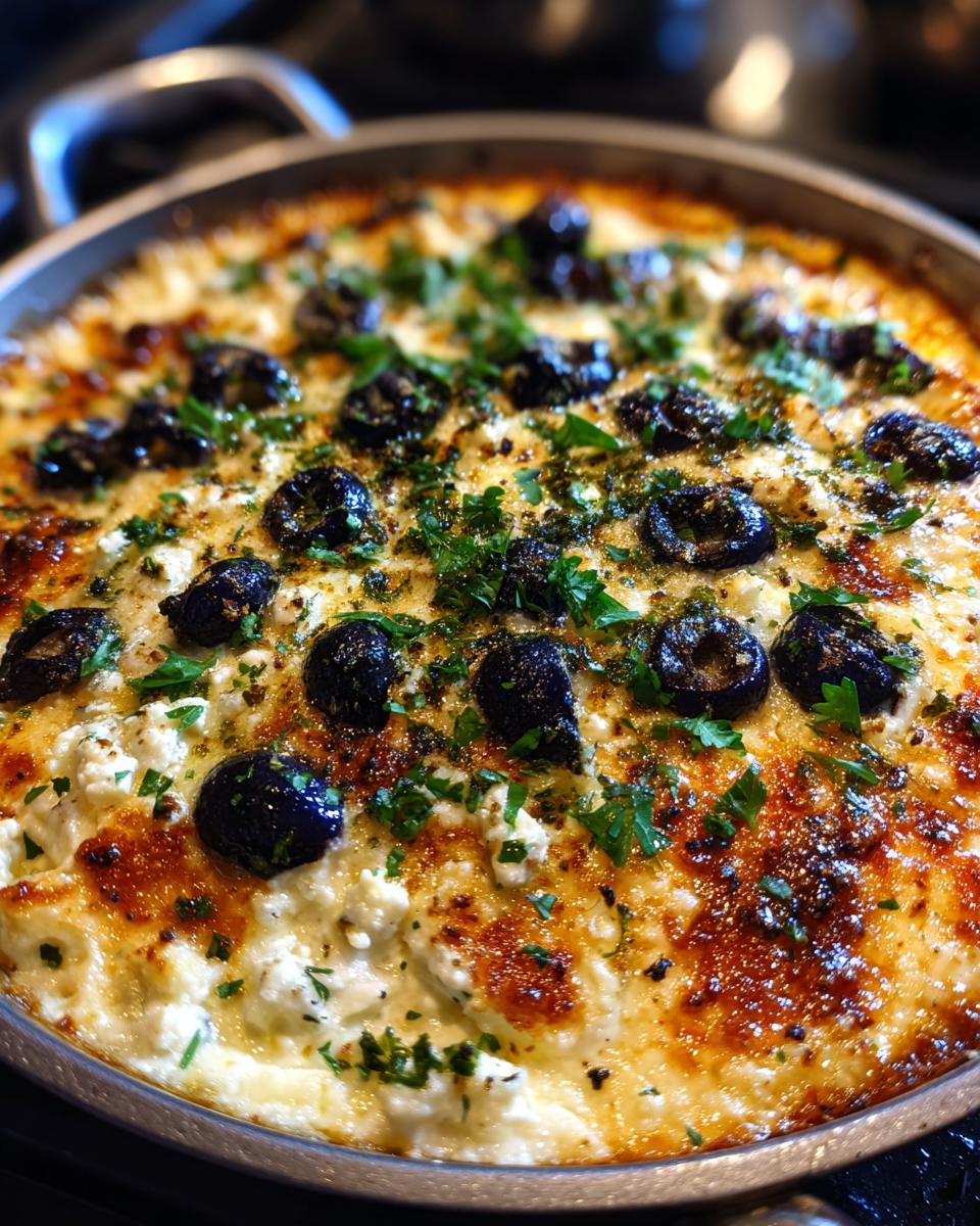 Alcoholic Blue Cheese Dip with Olive Topping - detail 6