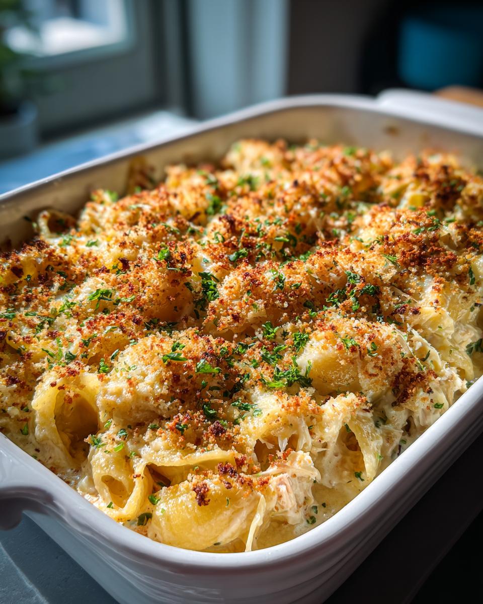 Baked Pasta with Creamy Chicken Sauce - detail 4