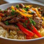 Beef and Paprika Rice Bowl
