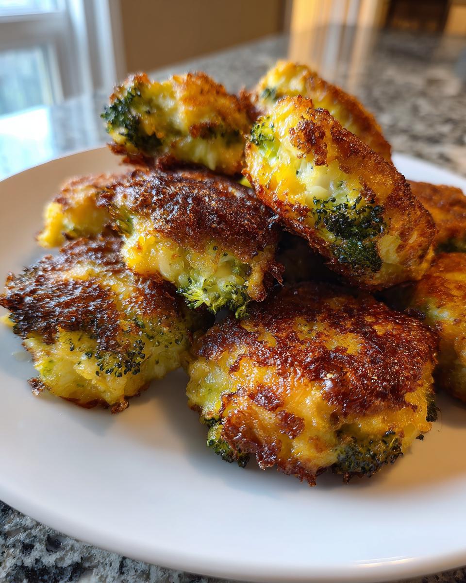 Broccoli Cheese Fritters - detail 3