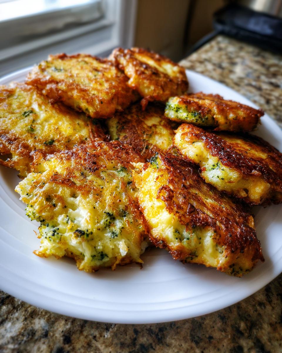 Broccoli Cheese Fritters - detail 4