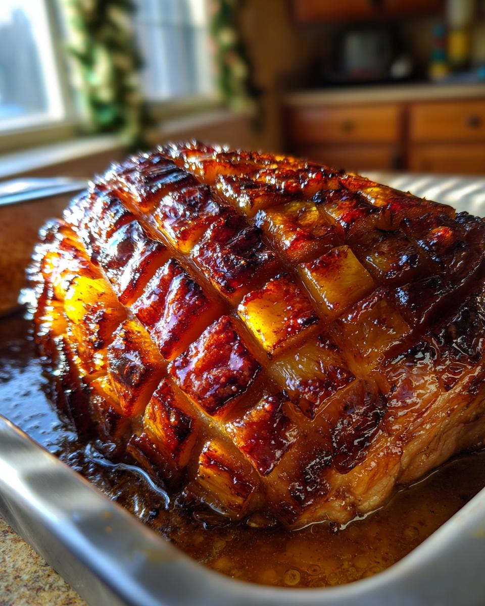 Brown Sugar Pineapple Ham Bake - detail 3