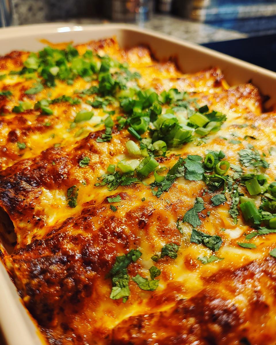 Cheesy Shrimp Enchiladas - detail 2