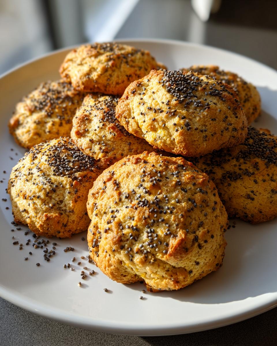 Chia and Lemon Cookies - detail 2