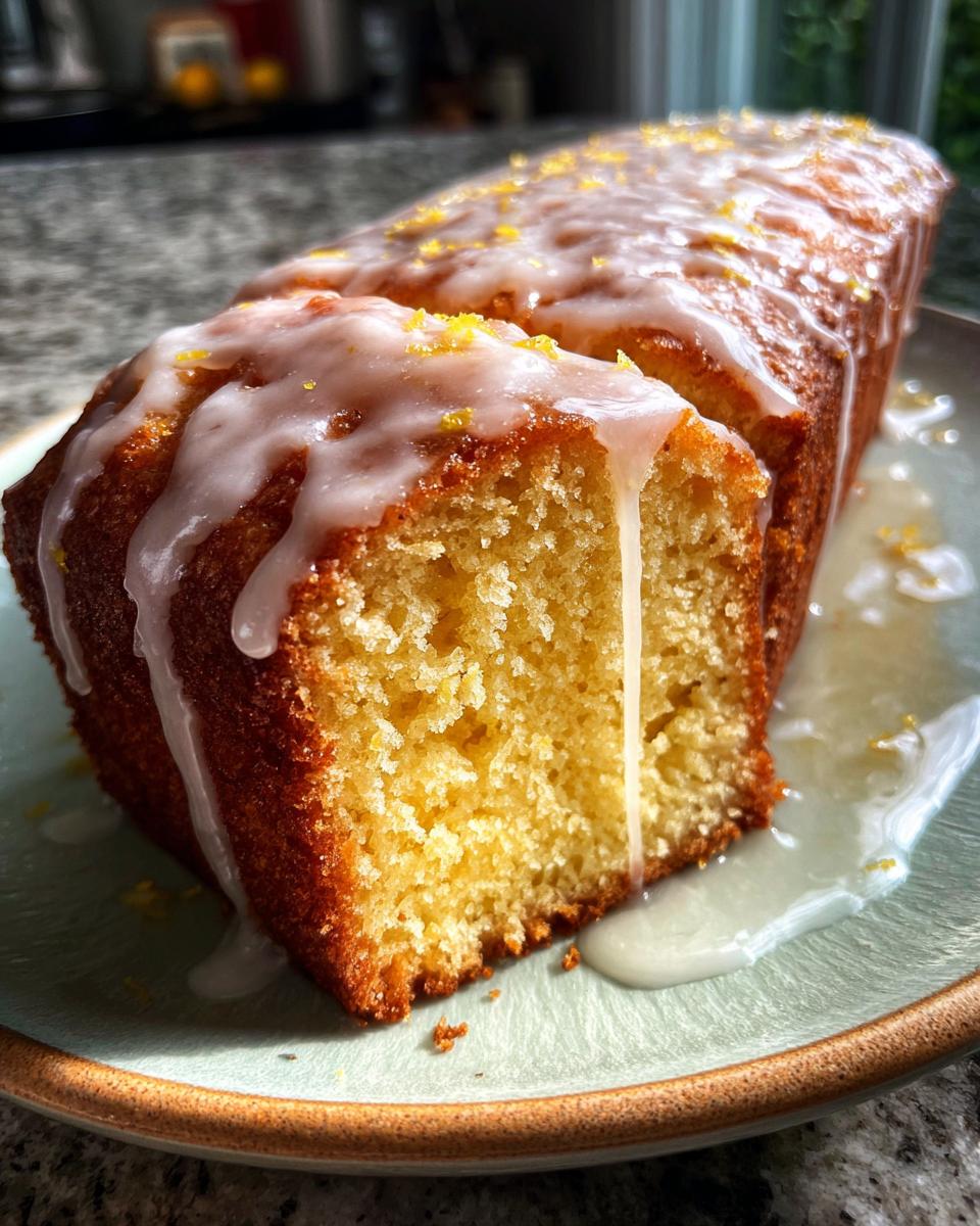 Coconut Lemon Pound Cake with Glaze - detail 3