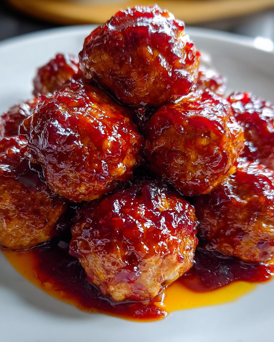 Cranberry-Orange Chicken Meatballs - detail 1