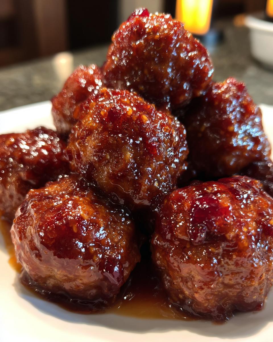 Cranberry-Orange Chicken Meatballs - detail 3