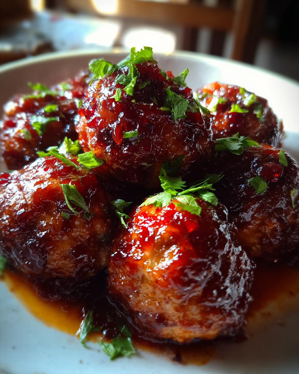Cranberry-Orange Chicken Meatballs - detail 4