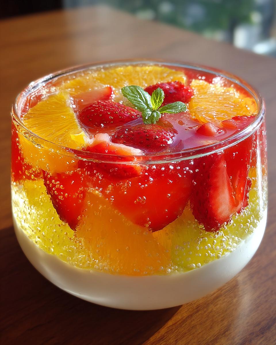 Cream Cheese and Fruit Gelatin - detail 1