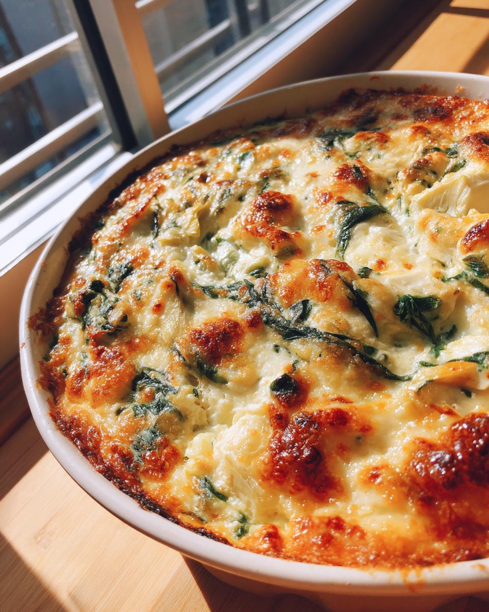 Easy Spinach Artichoke Dip - detail 2