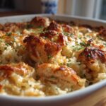 French Onion Chicken Rice Bake